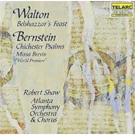Robert Shaw Atlanta Symphorch & Chours Walton, Bernstein Belshazzars Feast, Chichester Psalms CD