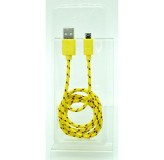 Usb Kabel Micro Usb Data Transmission, Charging, Yellow CABLE