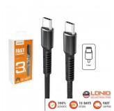 Usb Kabel Ldnio Lc91 Type-C, Fast Charging Gray CABLE